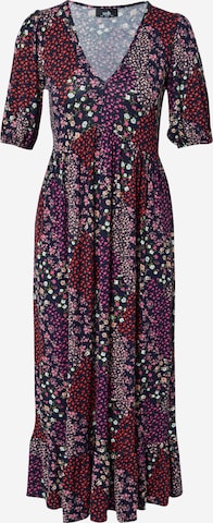 Wallis Curve Dress 'Berry Ditsy' in Purple: front