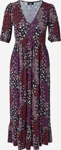 Robe 'Berry Ditsy' Wallis Curve en violet : devant