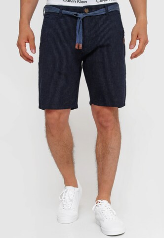 INDICODE JEANS Regular Shorts in Blau: predná strana