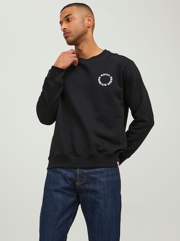 R.D.D. ROYAL DENIM DIVISION Sweatshirt 'Carl' in Black: front