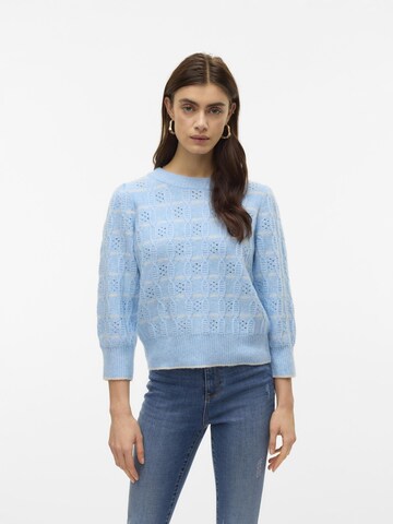 Pull-over 'VMNewleonor' VERO MODA en bleu : devant