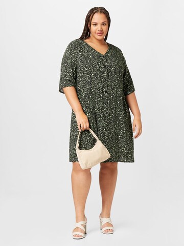 Fransa Curve Shirt dress 'Elise' in Green