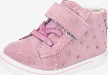 PEPINO by RICOSTA First-Step Shoes 'Sanja' in Pink: front