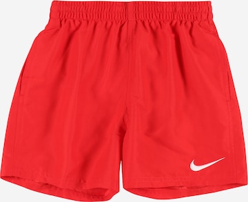 Maillot de bain de sport Nike Swim en rouge : devant
