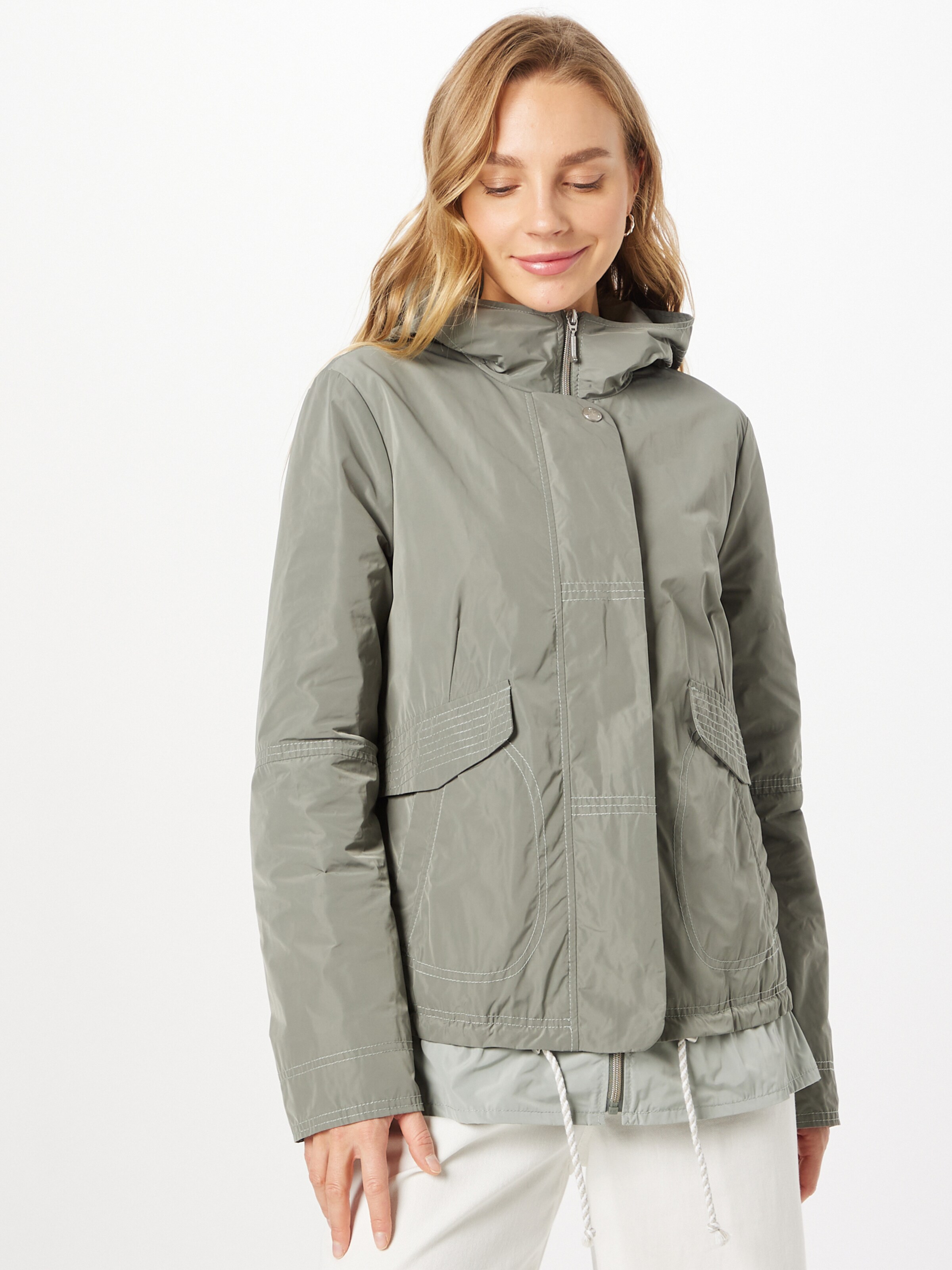 Frauen Jacken Amber & June Jacke in Khaki - JE93887 Frauen Jacken Amber & June Jacke in Khaki - JE93887