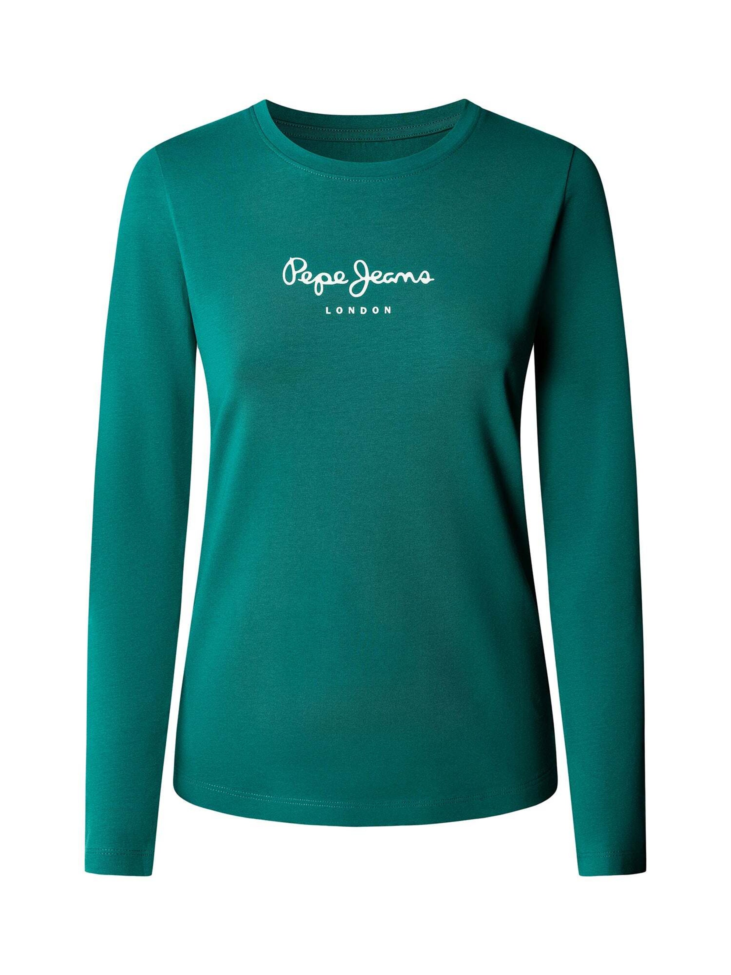 T-shirt Pepe Jeans en vert : devant