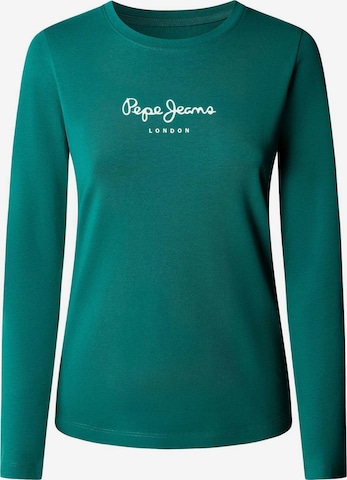 T-shirt Pepe Jeans en vert : devant