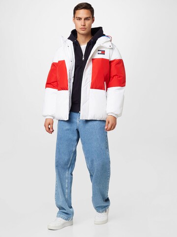 Tommy Jeans Winterjas in Wit