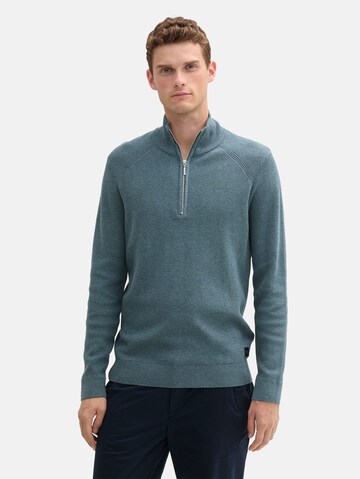 Pull-over TOM TAILOR en bleu : devant