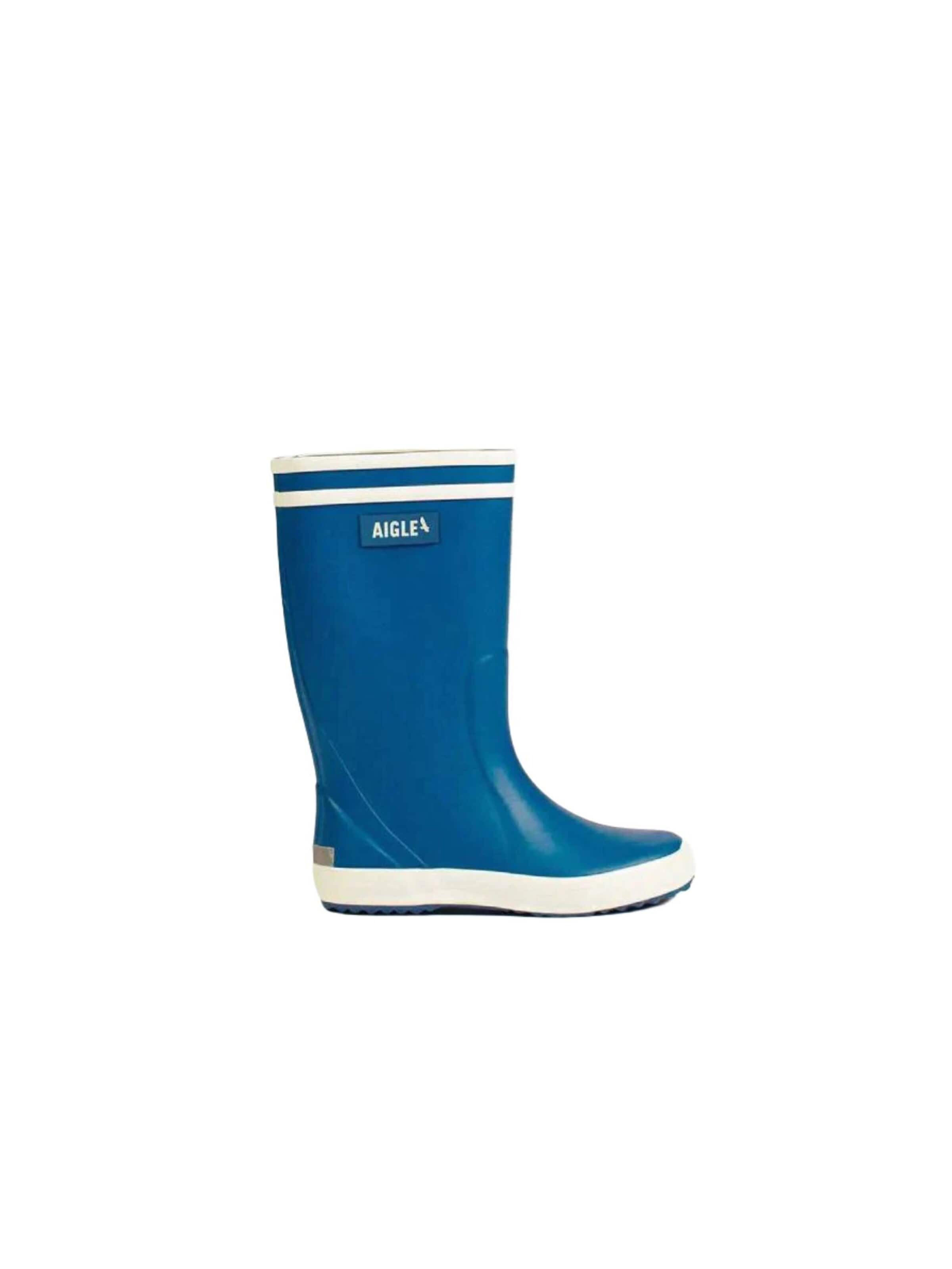 AIGLE Rubber Boots 'LOLLY POP' in Blue: front