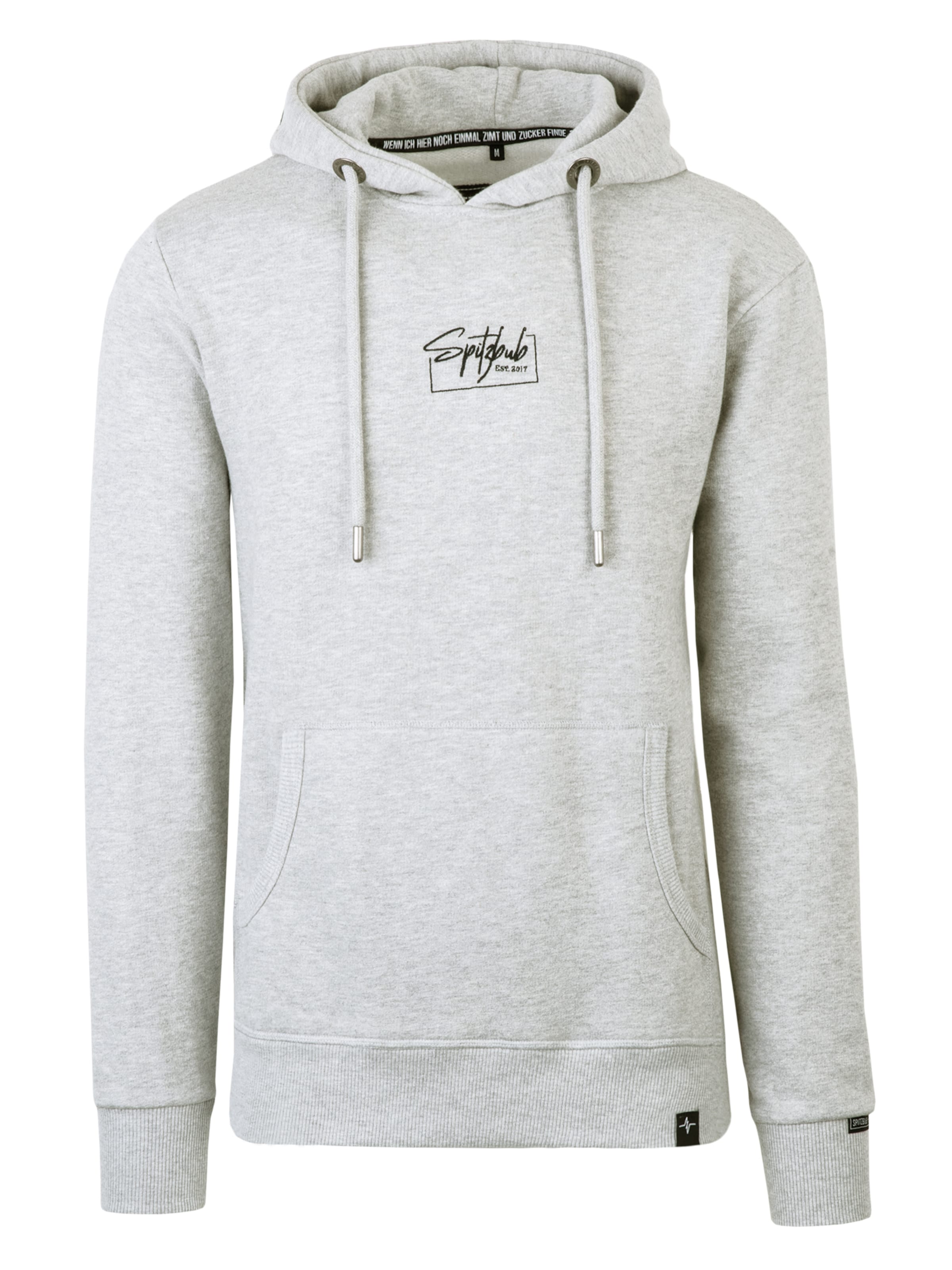 SPITZBUB Sweatshirt ' Jasper ' in Grijs: voorkant