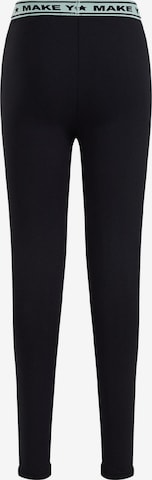 WE Fashion Skinny Leggings in Schwarz