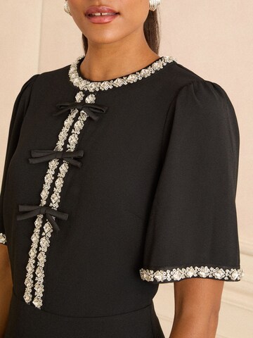 love & roses - Vestido en negro