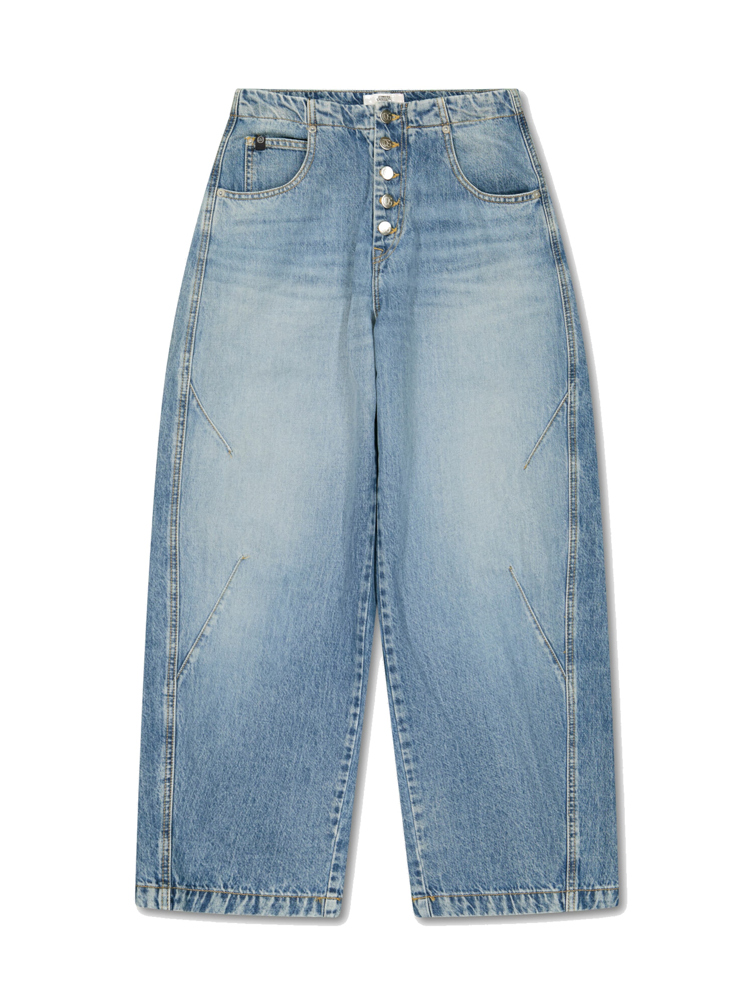 Le Temps Des Cerises Baggy Jeans in Blue: front