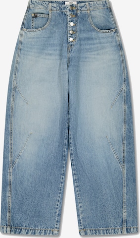Le Temps Des Cerises Baggy Jeans in Blau: Vorderseite