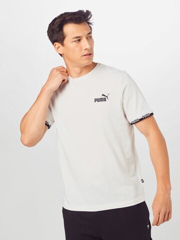 T-Shirt fonctionnel 'Amplified' PUMA en blanc : devant