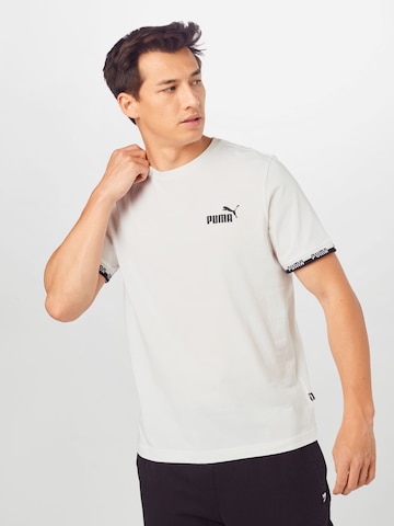 PUMA Sportshirt 'Amplified' in Weiß: predná strana