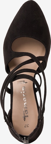 TAMARIS - Sapatos com cunha frontal em preto