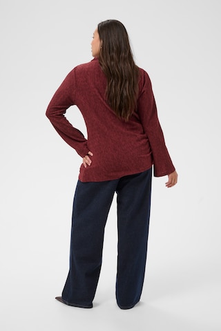 KAFFE CURVE Top 'Rina' in Red
