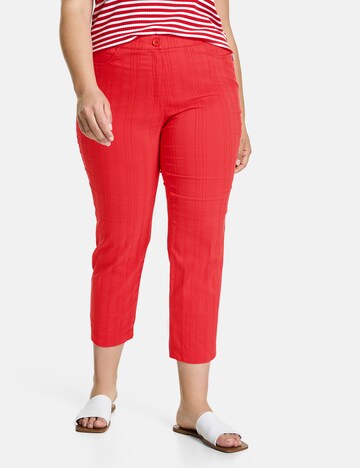 SAMOON Regular Pants 'Betty' in Red: front