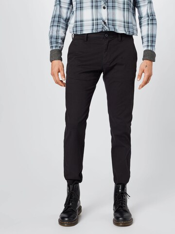 Regular Pantalon chino s.Oliver en noir : devant