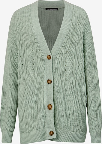 Sara Lindholm Knit Cardigan in Green: front