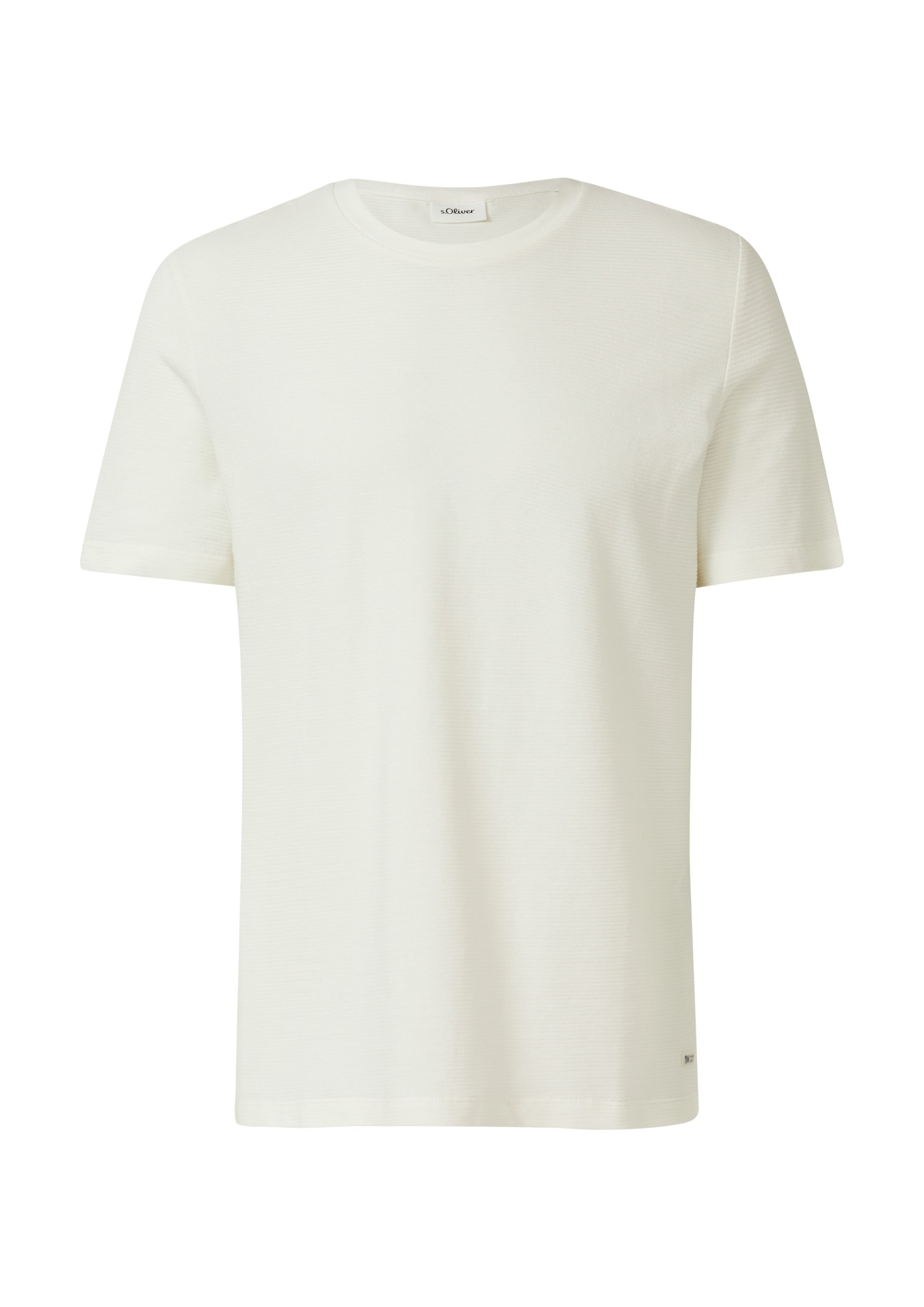 T-Shirt s.Oliver en beige : devant