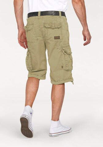 ALPHA INDUSTRIES Regular Cargobroek 'Jet' in Groen