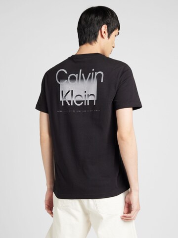 Maglietta di Calvin Klein in nero: frontale