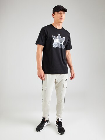 Coupe slim Pantalon de sport 'TIRO' ADIDAS SPORTSWEAR en beige