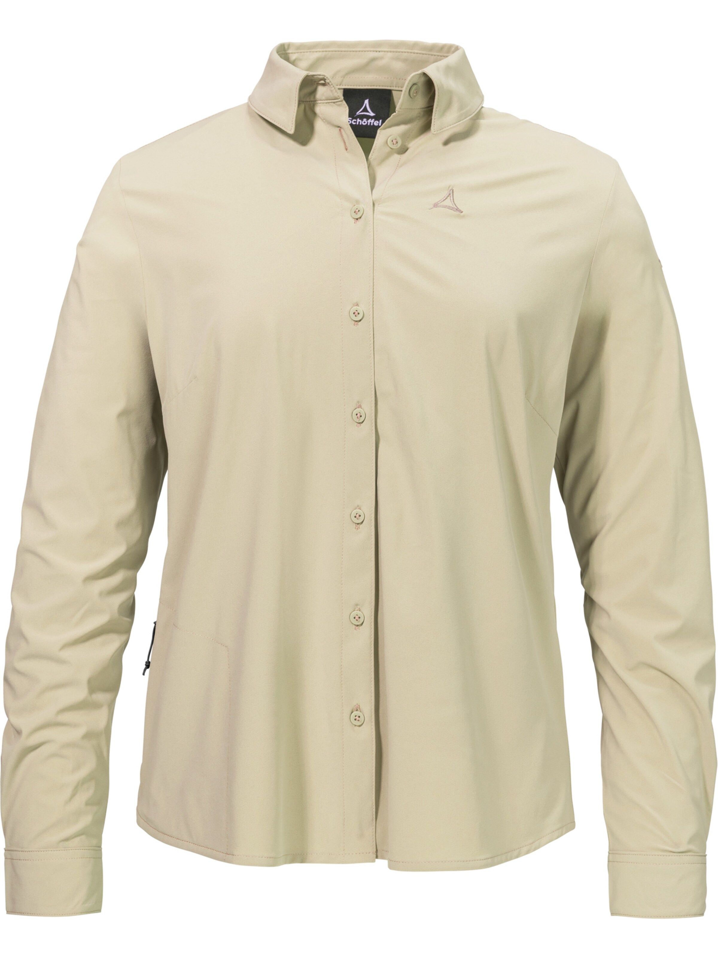 Chemisier fonctionnel 'Dunajec' Schöffel en beige : devant