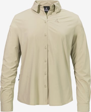 Chemisier fonctionnel 'Dunajec' Schöffel en beige : devant