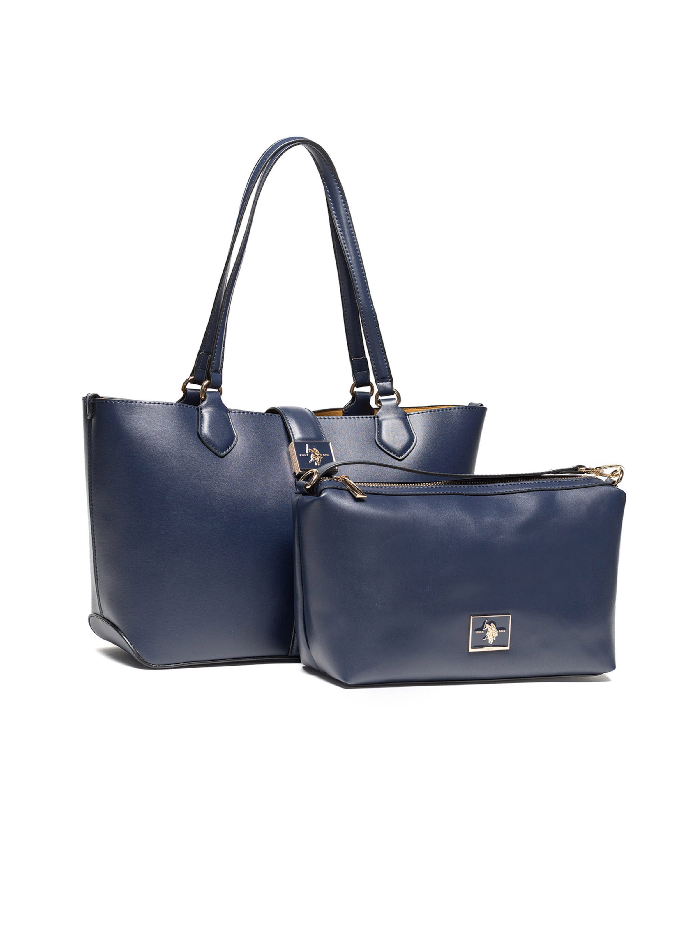 Shopper di U.S. POLO ASSN. in blu: frontale