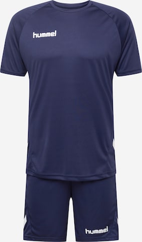 Hummel Облекло за трениране в синьо: отпред