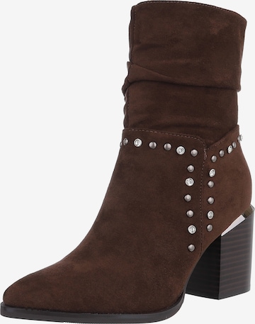 Ital-Design Stiefelette in Braun: Vorderseite