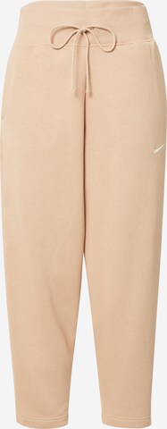 Nike Sportswear - regular Pantalón en beige: frente