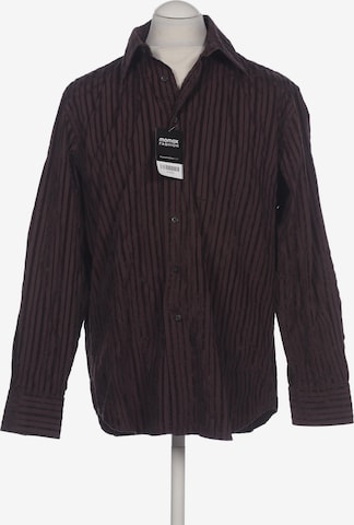 CELIO Button Up Shirt in L in Brown: front