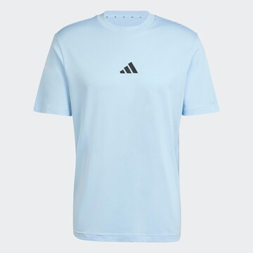 ADIDAS SPORTSWEAR Performance shirt 'Essentials' in Blue: front