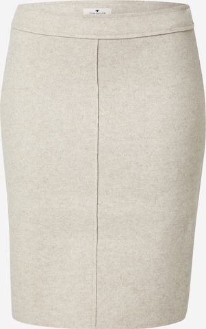 TOM TAILOR Skirt in Beige: front