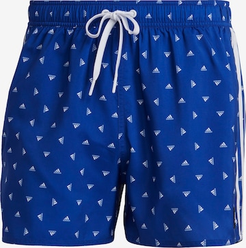 ADIDAS SPORTSWEAR Swimming Trunks 'Mini Logo Clx' in Blue: front