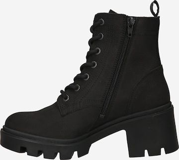 BULLBOXER Lace-Up Ankle Boots in Black