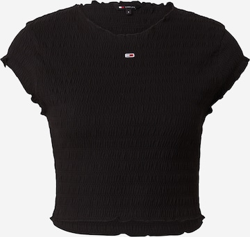 T-shirt Tommy Jeans en noir : devant