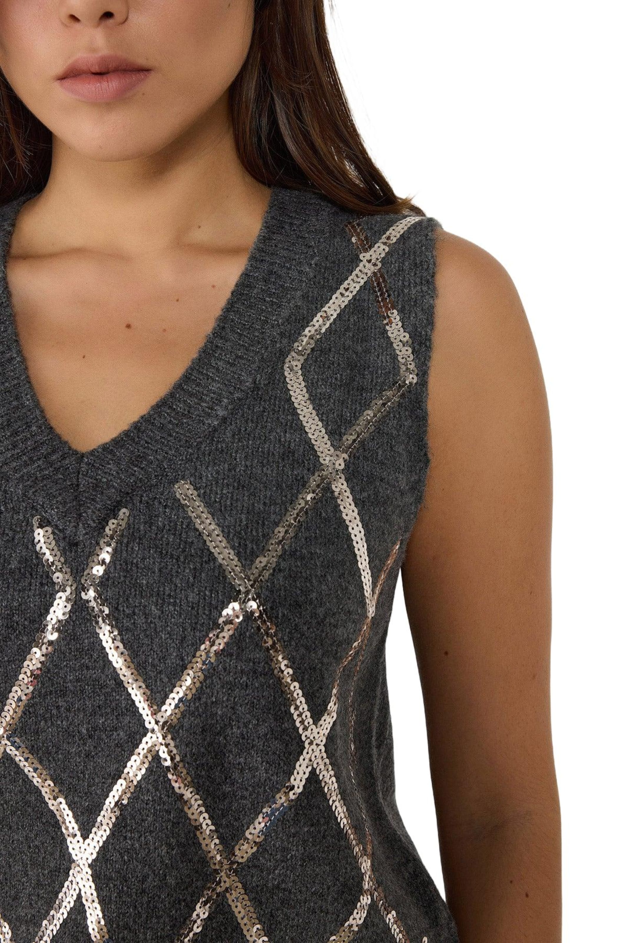 No Matter What Pullunder in Grau