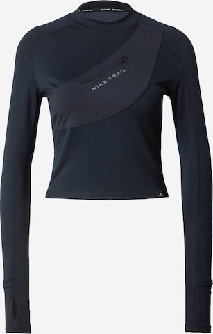 NIKE Функциональная футболка в Черный: спереди