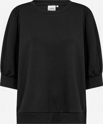 Sweat-shirt 'Sabina' Wasabi Concept en noir : devant