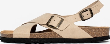 Bayton Remmisandaalit 'Cantabrie' värissä beige: etupuoli