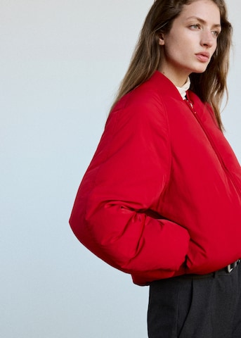 MANGO Between-season jacket 'ALOE' in Red