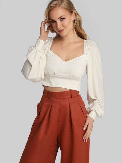 Madnezz House Bluse in naturweiß, Produktansicht