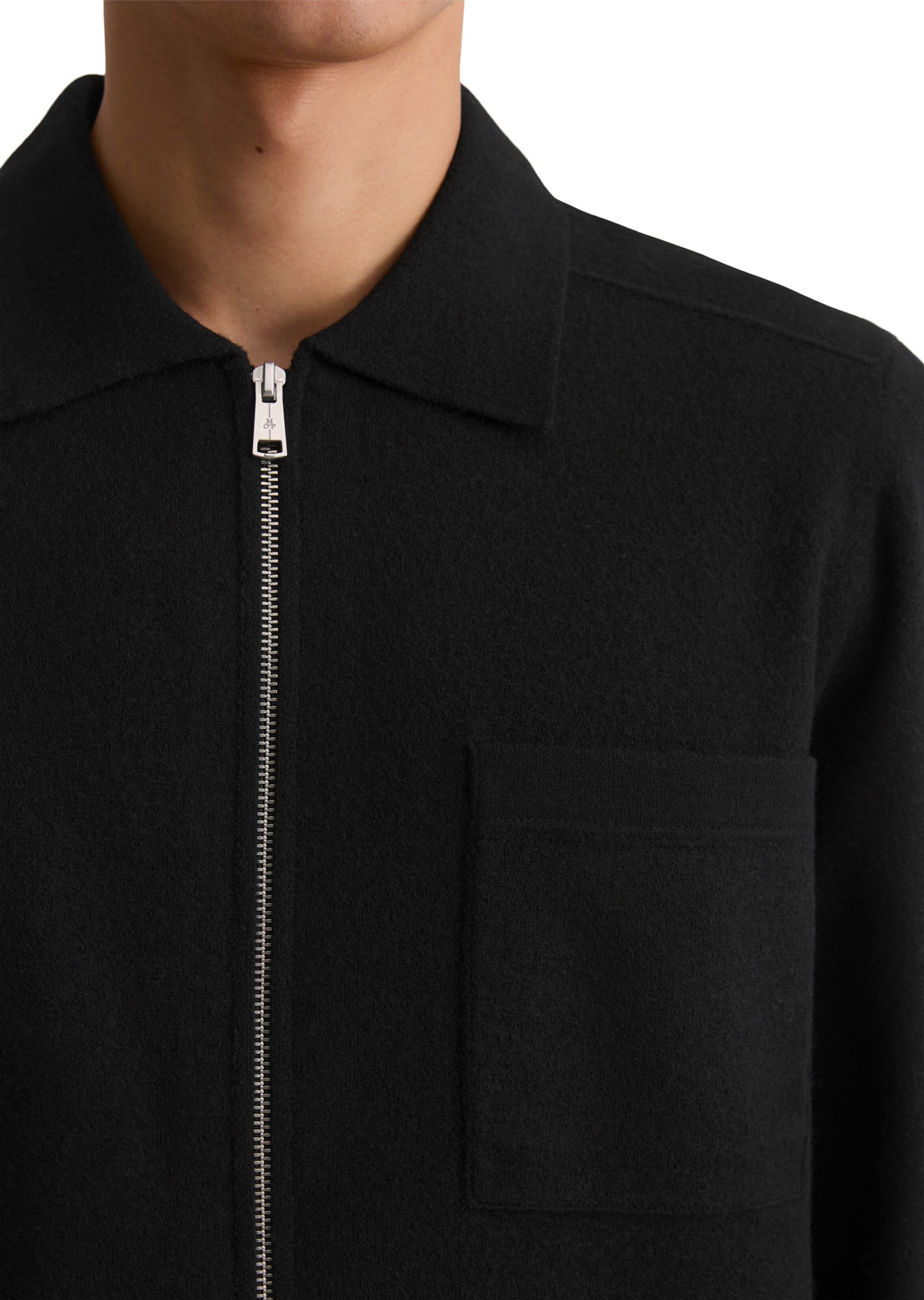 Marc O'Polo Strickjacke in Schwarz