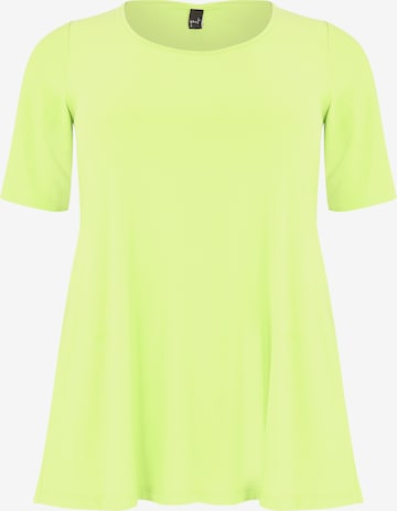 Yoek Shirt in Groen: voorkant